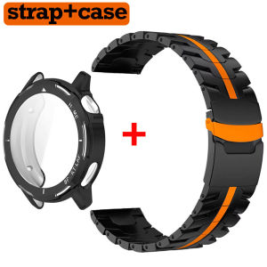 Stainless Steel Strap + Case For Huawei Watch GT Runner 2 Metal Replacement Bracelet gt runner 2 Smartwatch Band