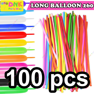 100 pcs 260Q Long Balloons Rubber Twisting Magic Balloon Decoration Party Supplies 260 Birthday Chrome Standard Pastel Assorted