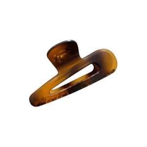Large Hollow Hair Claw Clip for Thick Hair Elegant Solid Color Women Daily Hairstyle Fixing Barrettes