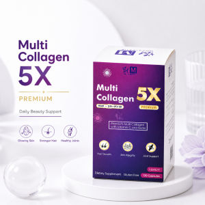 Ready Stock Multi Collagen 5X Premium Nutritional Supplement Total 120 Capsules