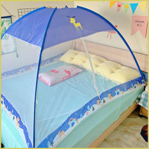 มุ้งกันยุง 4.5.6ฟุต มุ้งกันยุงพกพาสะดวกมุ้งเต็นท์กันแมลงมุ้งกันยุงพร้อมซิปติดตั้งด้านล่างเพื่อป้องกันเด็กตกเตียง