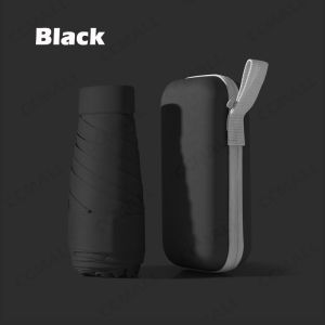 Mini Umbrella Foldable UV Protection Cute Portable mini uv umbrella Sunny and Rain Dual-Use Capsule umbrella and Box