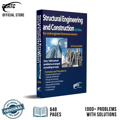 Structural Engineering and Construction for Civil Engineer Licensure Exams 3rd Edition - Official Civil Engineering Review Book by DIT Gillesania - GERTC Official Store