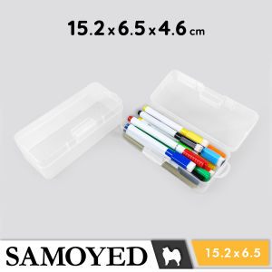 SAMOYED BX-HF-1526546 Tempat / Kotak Plastik PP Penyimpanan Serba Guna / Plastic Storage Box 15.2 x 6.5 x 4.6 / 152 x 65 x 46 cm (Aksesoris / Pernak-Pernik / Kosmetik / Alat Tulis / Perlengkapan / Peralatan Seni / Jahit)