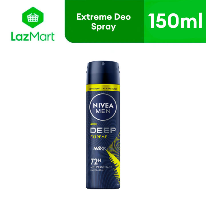 NIVEA Men Deep Extreme Deo Spray 150ml Lazada PH
