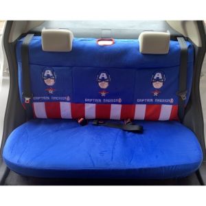 ชุดหุ้มเบาะหลังรถยนต์#กัปตันอเมริกา#ใส่ได้ทั้งกระบะ และ เก๋ง#อ่านรายละเอียดขนาด ก่อนทำการสั่งซื้อ#พร้อมส่ง ถูกที่สุด