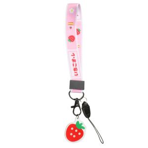 DFGFIN Fruit Pendant Keychain Phone Case Hanging Cord Wrist Strap Lariat Lanyard Phone Strap Lanyard Keychain Wrist Rope Cute Fruit Lanyard