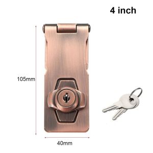 CHENJIE Home Security Cupboard Burglarproof Punch-free Door Lock Keyed Hasp Lock Drawer Cabinet
