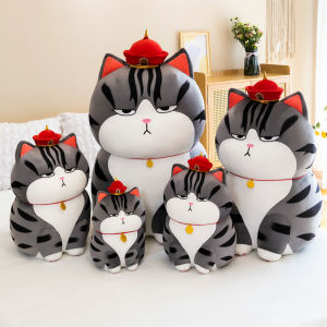 Tik Tok 35/45/55/75/100cm The Emperor Cat Stuffed Animal Toy Popular Cat Plush Toy My King Cat Cute Plush Toys Sofa Decor Cute Gift for Kids