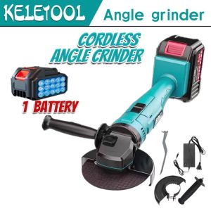 Cordless Electric Angle Grinder wood grinder 220V Angle Grinder Multifunctional Cutting Machine Polishing Machine High Power