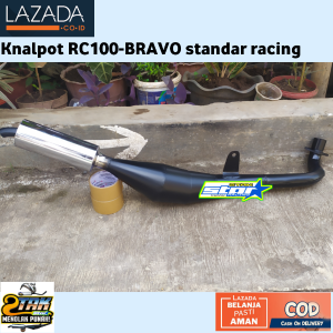 knalpot murah rc100-bravo suara garing kemrincing PnP