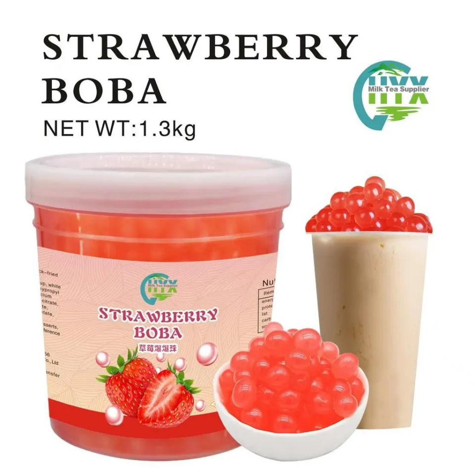 HYX FLAVORED POPPING BOBA milk tea fruit sinkers quality product 1.3kg