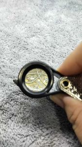 กล้องส่องพระลายกนกบอดี้เงิน ส่องชัดทุกตำหนิ แถมฟรีพระเครื่องเก่าเก็บแท้ๆ