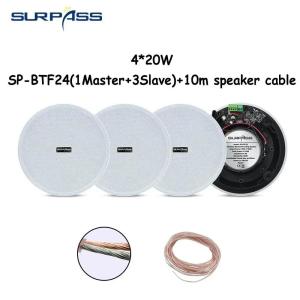 Bluetooth speakers home ceiling speakers 20w 4-inch stereo sound system built-in speakers indoor home theater sound system