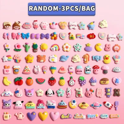 3D Stiker kartun lucu/4 buah/tas 3D Stiker Kartun Lucu Diary Jurnal Alat Tulis Serpihan-Ms.Pepeleria