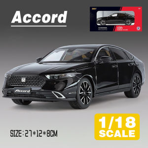 LEO 1:18 Honda Accord Diecast Model Car Alloy Cars Toys Collection Gift For Kids Boy Girl