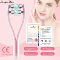 EMS Face Lifting Roller RF Double Chin V-Face Shaped Facial Massager Jaw Cheek Thin Slimming Facial Lift Up Belt Skin Care Tool. 