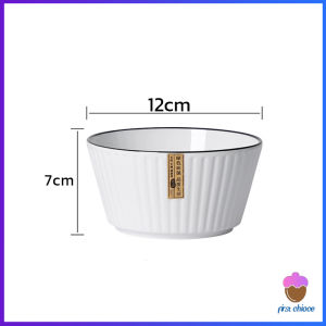 First Chioce ชุดเซรามิค จาน ชาม สไตล์มินิมอล ทนต่ออุณหภูมิสูง ชามสไตล์ญี่ปุ่น Ceramic tableware