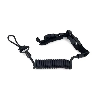 Outdoor Military Fans Multi-functional Tactical Lanyard Safety Rope Anti-lost Spring Wear