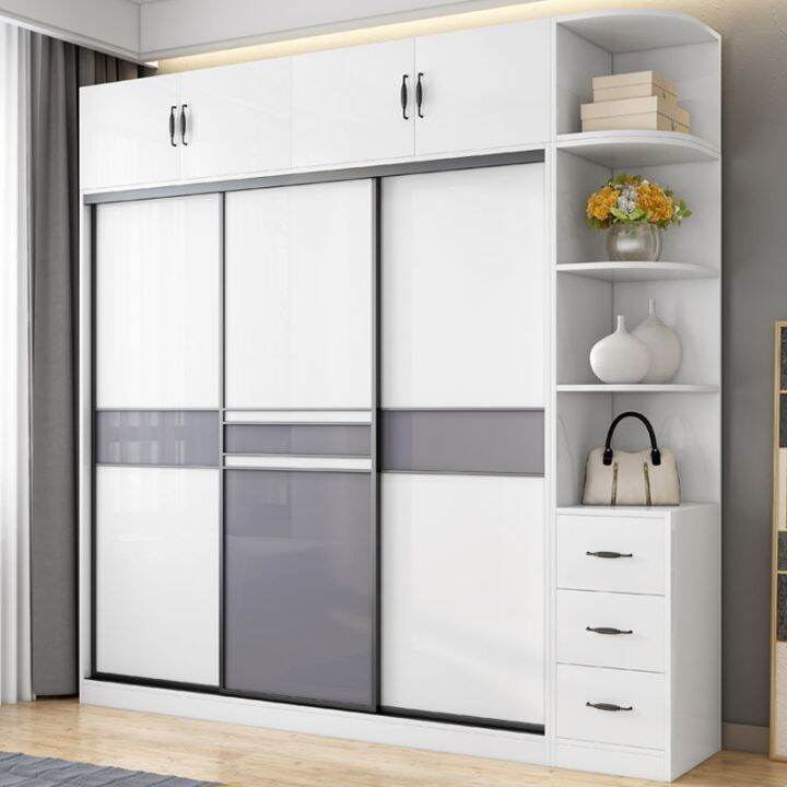 [COD] sliding door solid modern minimalist bedroom simple assembly ...