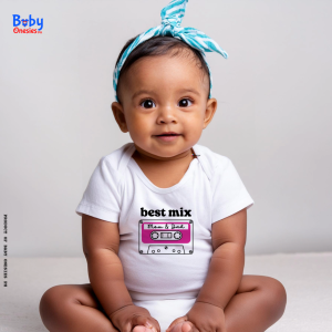 Baby Onesies PH BestMix Dad Mom Cassette Tape Baby Clothes 0-12 months Cotton Newborn Baby Girl Baby Boy Bodysuit