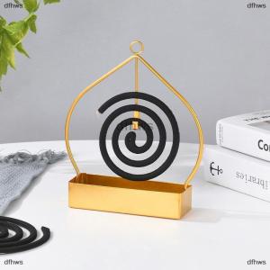 [COD] dfhws Incense Holders Coil Incense Burner Frame Iron Mosquito Coil Holder Modern Repellent Incense Rack For Household Bedroom Patio