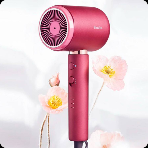 ShowSee Pengering Rambut Ionik Profesional Angin Kuat Suhu Konstan Hair Dryer Quick Dry Hot and Cold 1800W - A11-R - 8AHR08RE