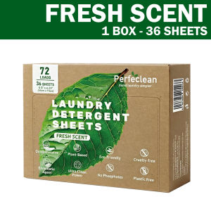 AKIRO HOME MALAYSIA Laundry Detergent Sheets 72 Loads Eco Friendly Plant-Based Antibacterial Soap Paper Lavender Lemon Fresh Scent Detergent Laundry Paper Sheets Sabun Basuh Baju 洗衣片