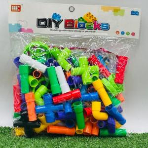 TERUS JAYA TOYS Mainan Edukatif Anak Diy Blocks Pipa Bahan Berkualitas