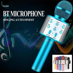 YUYIN4 Karaoke không dây Microphone mic cho di động điện thoại di động làm ca hát bluetooth condenser mikrofon Blutooth điện thoại thông minh Micro DJ âm thanh