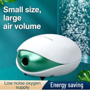 Oxygen Pump For Aquarium Dual Pump No Noise Small Portable Fish Tank Oxygen