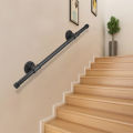 Handrails for Indoor Stairs for Stairs Steps,Metal Non-Slip Easy Install for Outdoor Indoor Stairs Porch Deck Hand Rail. 