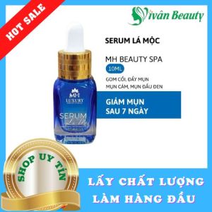 Serum giảm mụn Lá Mộc MH Luxury – Tinh chất làm khô cồi mụn dịu da phục hồi da hư tổn giảm đỏ thu nhỏ lcl 10ml