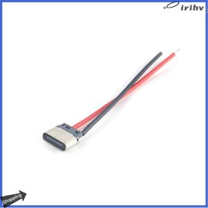【jianzhanqinl】 5pcs USB Type-C 2P Welding Wire Female Connector Cable For Mobile Phone Charging