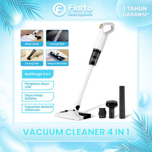 FINITO Vacuum Cleaner Portable FVC-P04 4IN1 Bisa Ngepel Basah Kering Penyedot Debu Portable