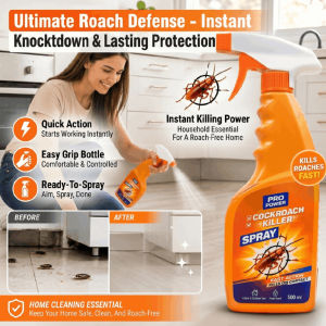 Household Cockroach Insecticide Spray Multi-Purpose Insect Repellent Non-Toxic Cockroach Killer Household Indoor 蟑螂杀虫剂