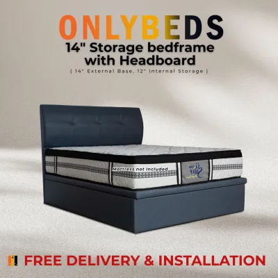 14 Inches Storage Bed 109 - Available in Single/Super Single/Queen/King