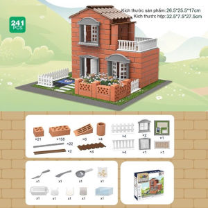 Mô Hình Xây Nhà Bằng Gạch Bộ Lắp Ráp Nhà Gạch Mini –Đồ Chơi Sáng Tạo Cho Bé Mới Nhất 2026