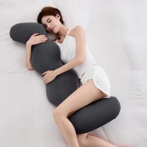 New Multi-functional L Shaped Long Throw Pillow Creative Seahorse Cool Feeling Side Sleepers Pillows Memory Cushion Back Pillows