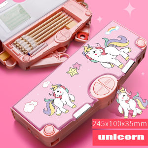 [Flash purchase] Elementary School Cartoon Pencil Box Pencil Storage Multifunctional Stationery Storage Box
