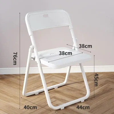 Korean Style Folding Chair Ergonomic Chair Computer Foldable Chairs Study Office Bedroom Chair
