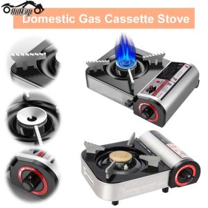【New Arrival】 Portable Butane Stove for Camping Emergency Outdoor Cooking Compact Lightweight Gear for Hiking Trips