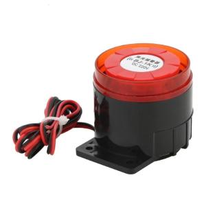 Double Alert Security Siren 115dB Sound &amp Flashing Light IP54 Wall Mount Alarm Emergency Alarm Device for Commercial Use