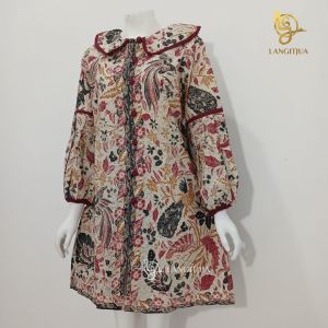 TUNIK CAKRAWATI FLORA-FAUNA 01 | LANGITJUA BATIK SOLO