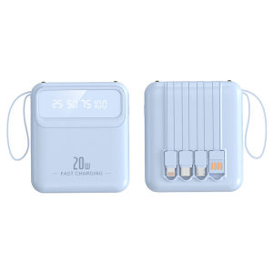 [SẠC MỌI DÒNG ĐIỆN THOẠI] PIN DỰ PHÒNG 20000MAH CAO CẤP - SẠC DỰ PHÒNG MINI 4IN1 THIẾT KẾ HIỆN ĐẠI SANG TRỌNG - PIN SẠC DỰ PHÒNG TÍCH HỢP 2 ĐÈN LED  HIỂN THỊ PHẦN TRĂM PIN
