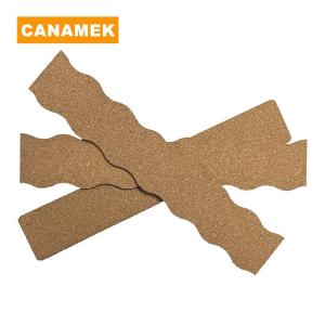 【CANAMEK】 2 4pcs Self-Adhesive Cork Board Strips Wall Organizer Bulletin Strips Board Message Board Photos Display Home Office Decor