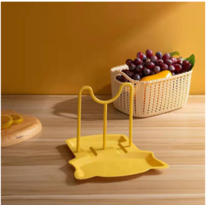 Kitchen frying pan cover bracket spoon fork spatula shelf finishing plastic anti-skid spoon mat kitchen utensils.