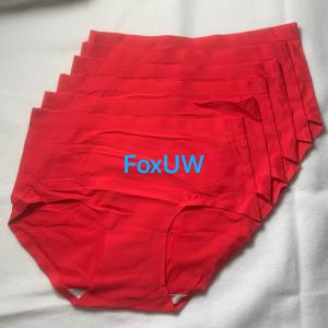 6pcs Ice Silk Mid-Rise Mesh Seamless panty for Womens High Quality Plus Size Panties Comfortable