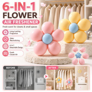 Aromatherapy Air Freshener 6 Pack Long Lasting Odor Eliminator Home Car Fragrance Deodorizer Wardrobe Closet Toilet Scent