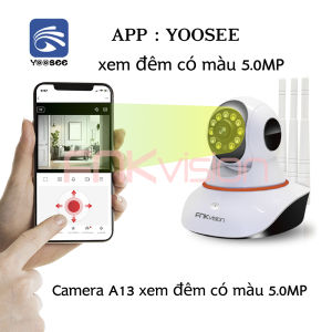 【FNKvision】CAMERA IP WIFI 5G YOOSEE 8.0Mpx Full HD New 2024 - QUAY ĐÊM CÓ MÀU - XOAY 360 ĐỘ - THEO DỖI ĐỐI TƯỢNG